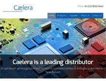 Tablet Screenshot of caelera.com